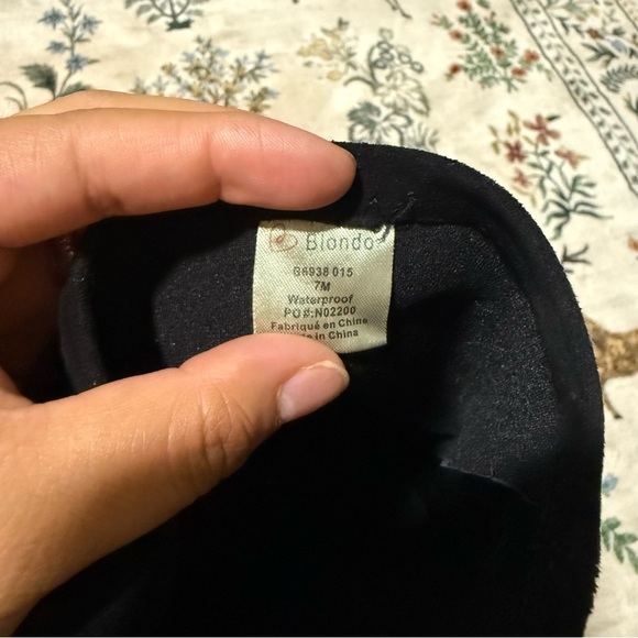 Blondo Black Nada Suede Knee-High Boots size 7 - Picture 3 of 4